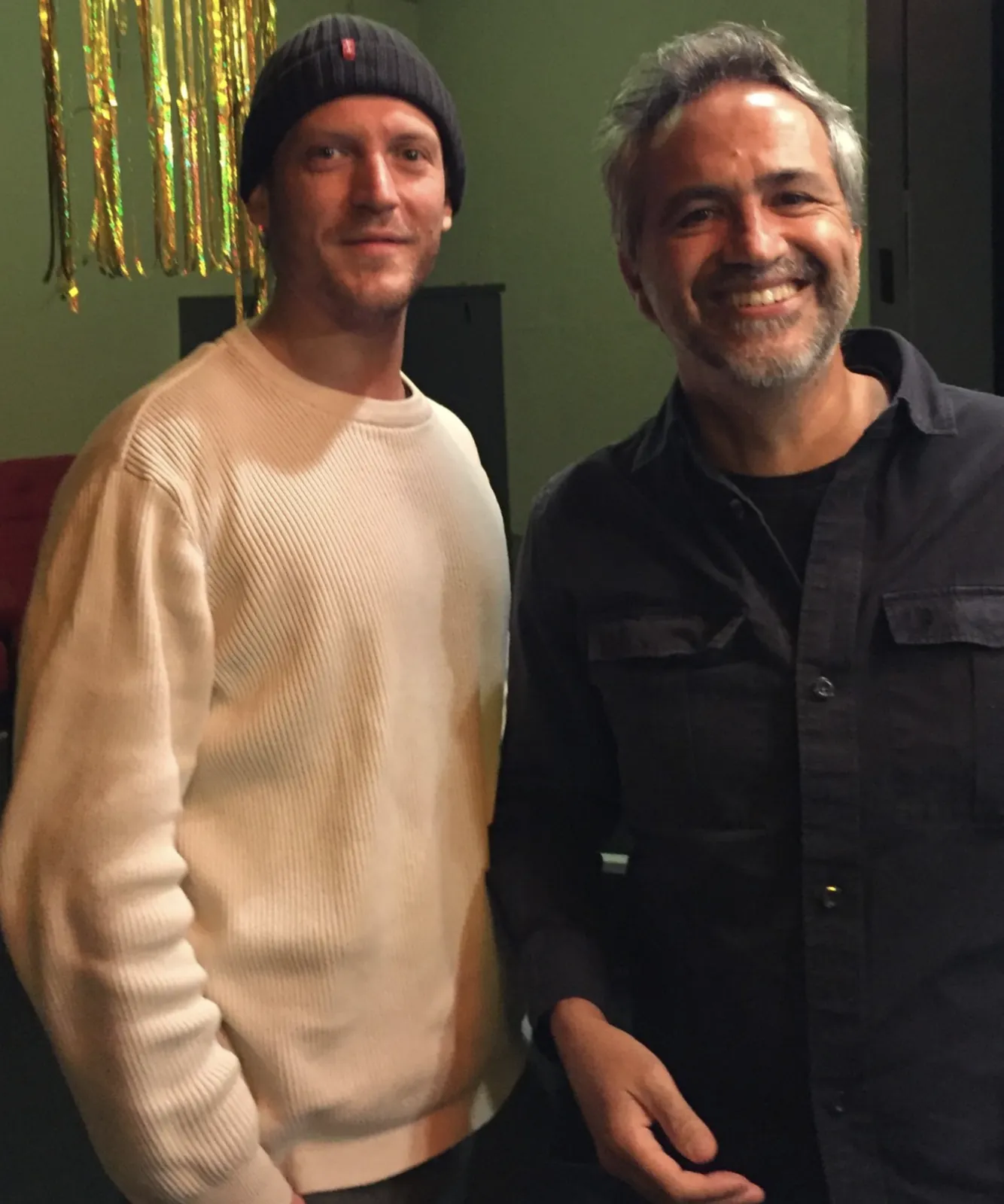Director João Nuno Pinto and actor Sebastian Jehkul at the Moviemento